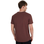 Men's T-shirt 4F M2961 dark brown 4FWAW25TTSHM2961 80S In preparation Your Sports Performance