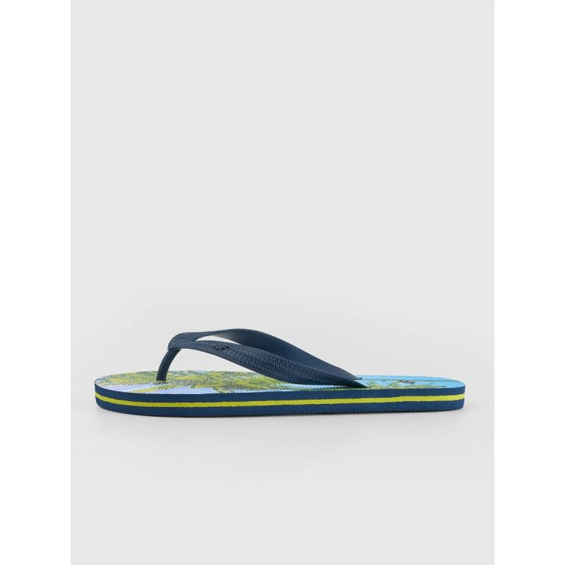 Boys' flip-flops with a lightweight EVA sole 4F 4FJSS23FFLIM083-90S