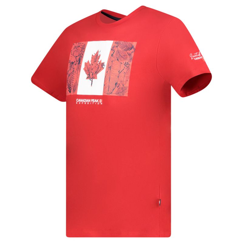 Canadian Peak JPALMEAK RED RM MEN 233 T-shirt (RBMSZ2057H/CP-ROUGE) In preparation Your Sports Performance