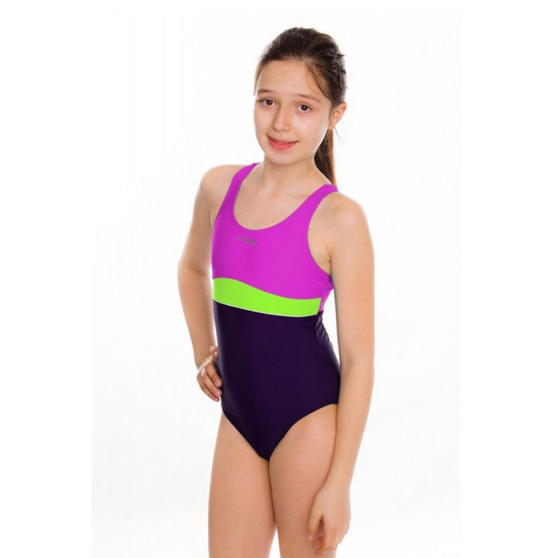 Aqua-speed Emily Junior swimsuit pink-purple Clothing/Swimming/Aqua-Speed Your Sports Performance
