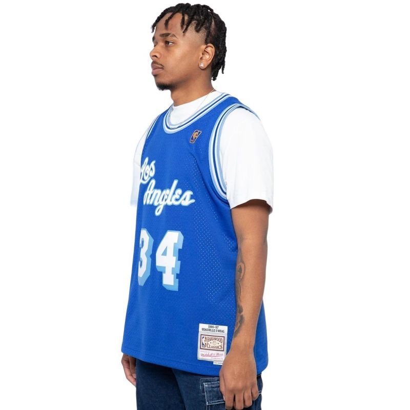 Mitchell &amp; Ness NBA Swingman Los Angeles Lakers Shaquille O'Neal M T-shirt SMJYAC18013-LALROYA96SON Clothing/Lifestyle/T-shirts/Mitchell & Ness Your Sports Performance