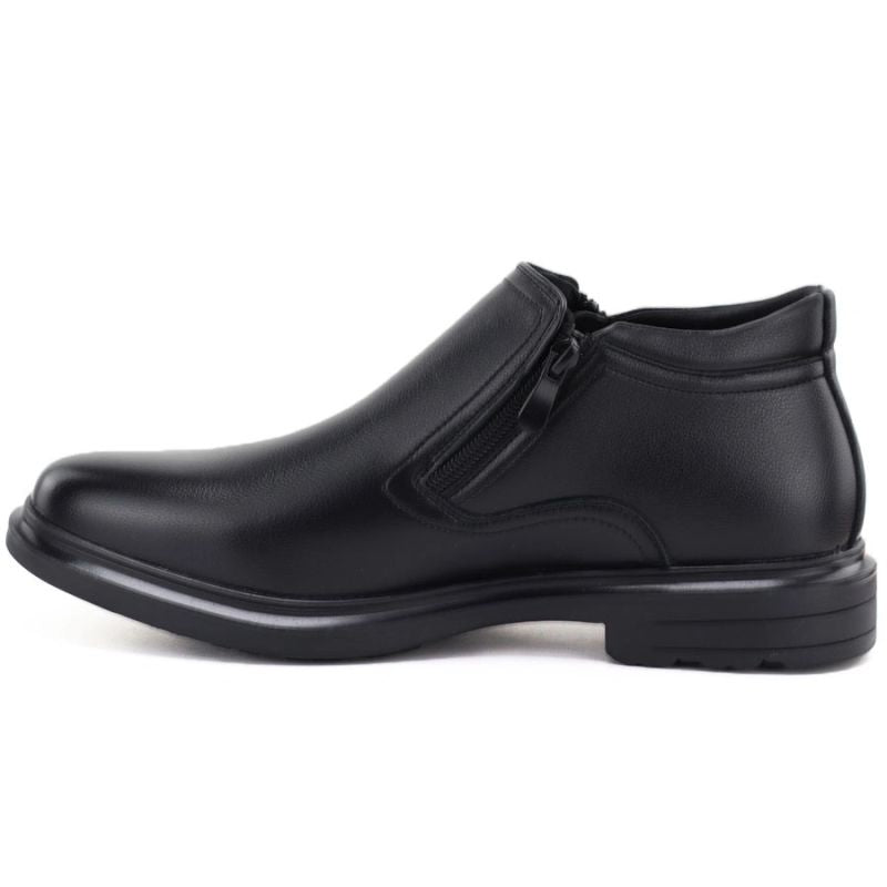 Men’s Black Zip-Up Ankle Boots McKeylor 85229