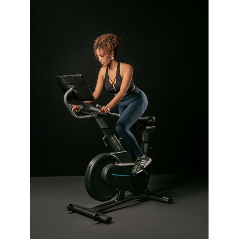 OVICX Q200X magnetic exercise bike with 15.6" TFT touchscreen, WIFI bluetooth & app