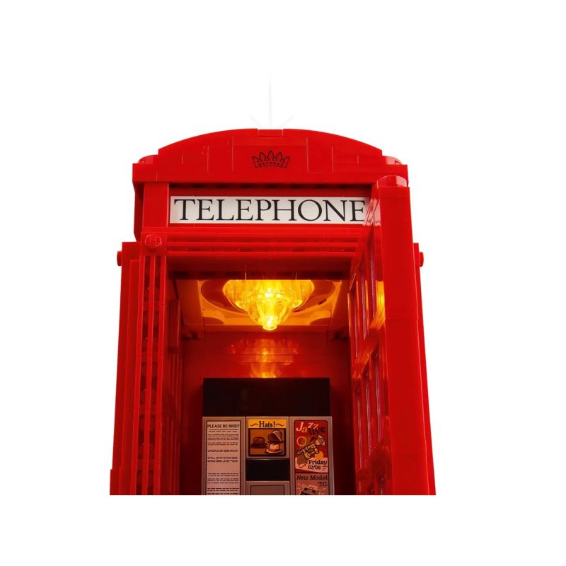 Lego 21347 Ideas - Red London Telephone Booth In preparation Your Sports Performance