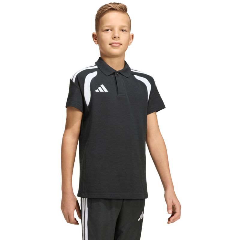 adidas Tiro 26 League Polo Shirt for Kids Black KF3407