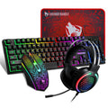 Extralink Gaming Set TF400 4in1 | Keyboard + mouse + headphones + mousepad | LED backlight Gaming PC/Klawiaturowe zestawy z myszą Your Sports Performance