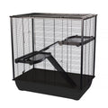 INTER-ZOO Frodo + black plastic 780x480x800 Dla małych zwierząt/Klatki Your Sports Performance