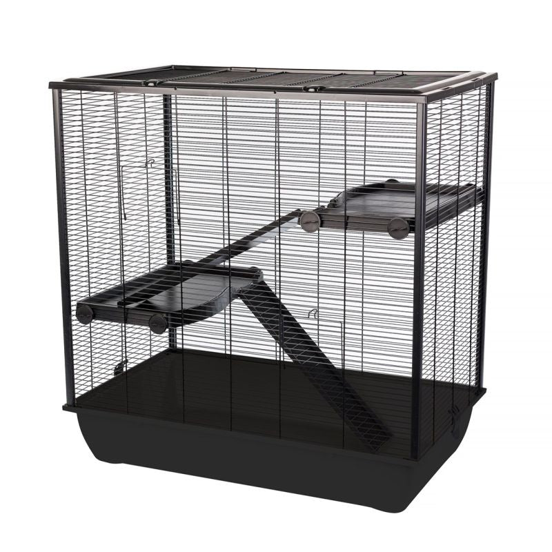INTER-ZOO Frodo + black plastic 780x480x800 Dla małych zwierząt/Klatki Your Sports Performance