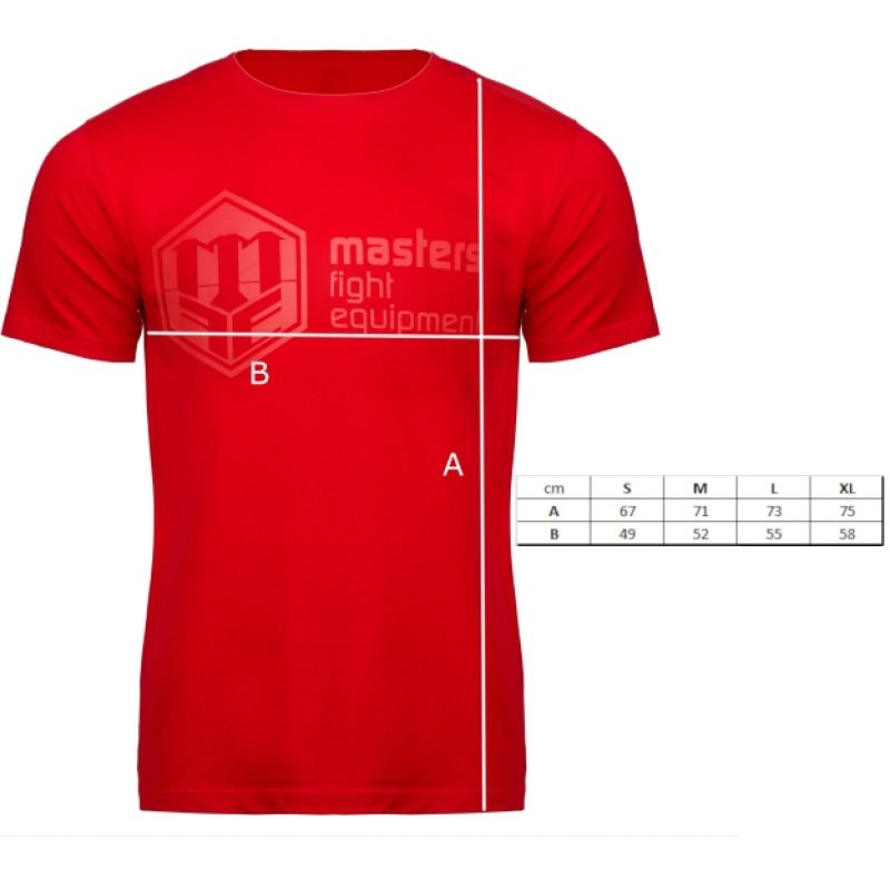 Masters M T-shirt TS-RED 04112-02M Clothing/martial arts/koszulki Your Sports Performance