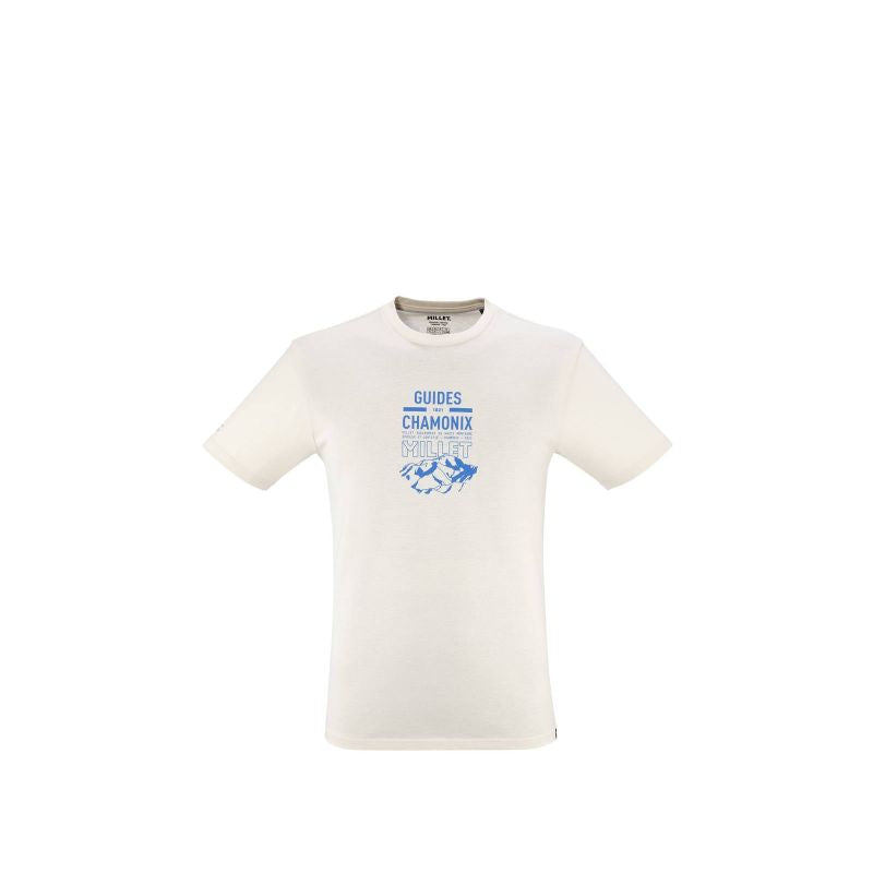 MILLET Men's T-Shirt Cdg Chamonix Logo Ts Ss M Beige