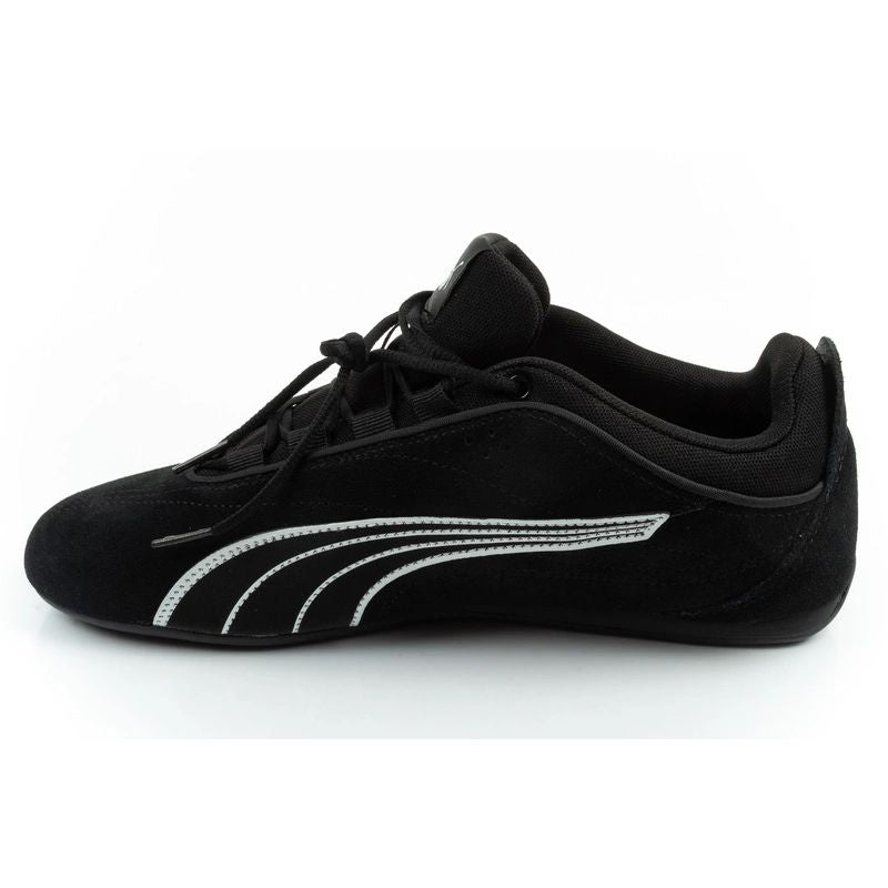 Puma women's sports shoes Catch Soleil SD black natural leather fashionable