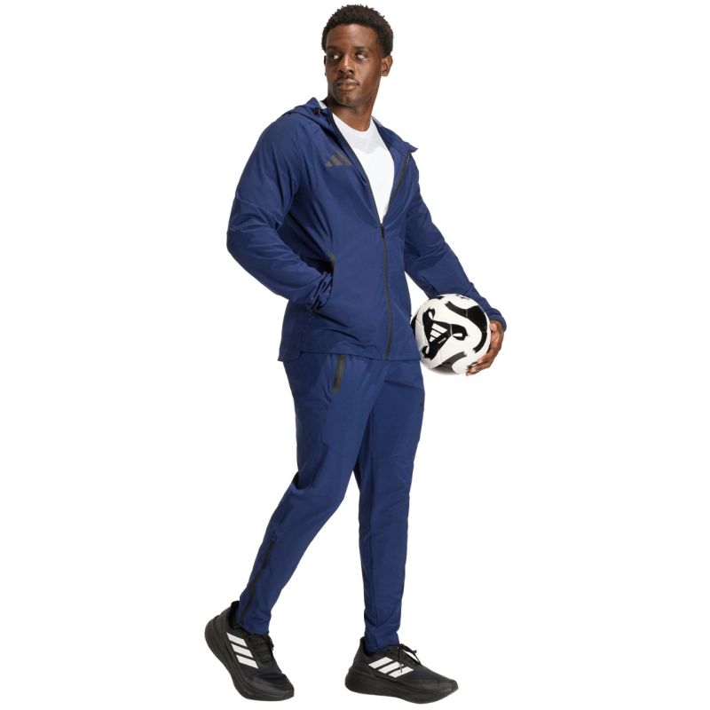 Men's adidas Tiro 26 Travel Windbreaker Jacket Navy Blue KD3334