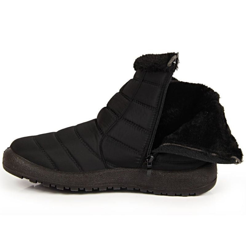 Waterproof snow boots with a zipper NEWS W EVE181A black Footwear/Outdoor/zimowe Your Sports Performance
