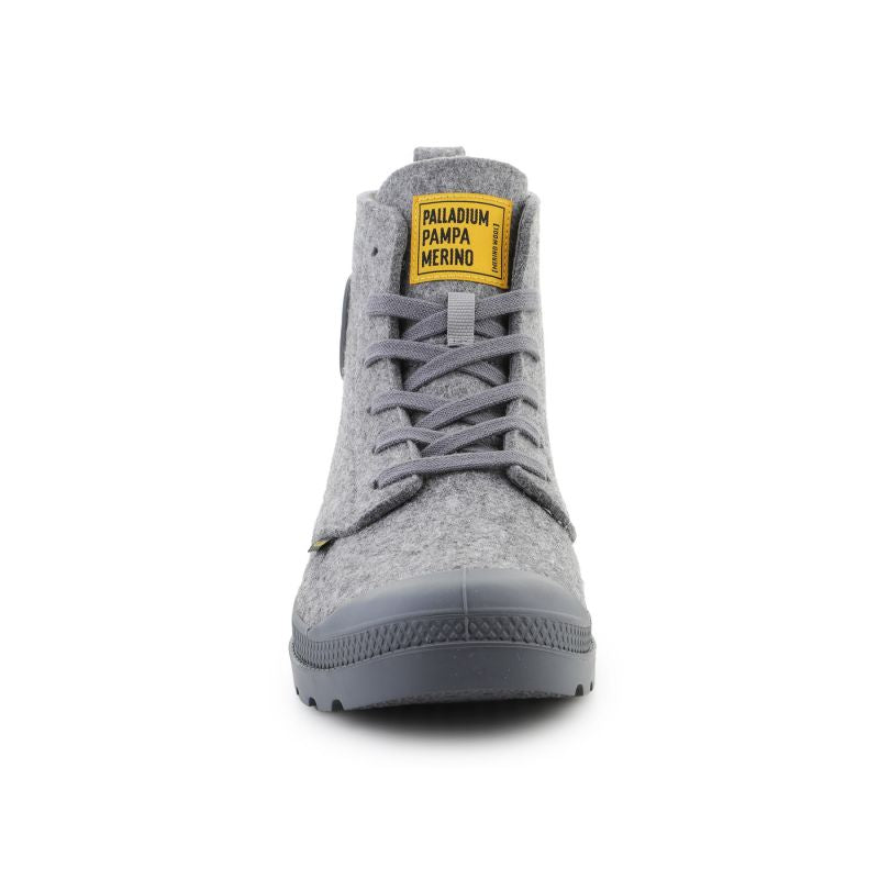Palladium Pampa Hi Merino shoes 74377-027-M Gray Footwear/Lifestyle/Palladium Your Sports Performance