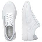 Women's leather sports shoes white Remonte Rieker D2V03-80 To be categorized Your Sports Performance