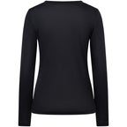 Women’s Long-Sleeve Shirt SUPER.NATURAL W Kryssede Ski LS Black