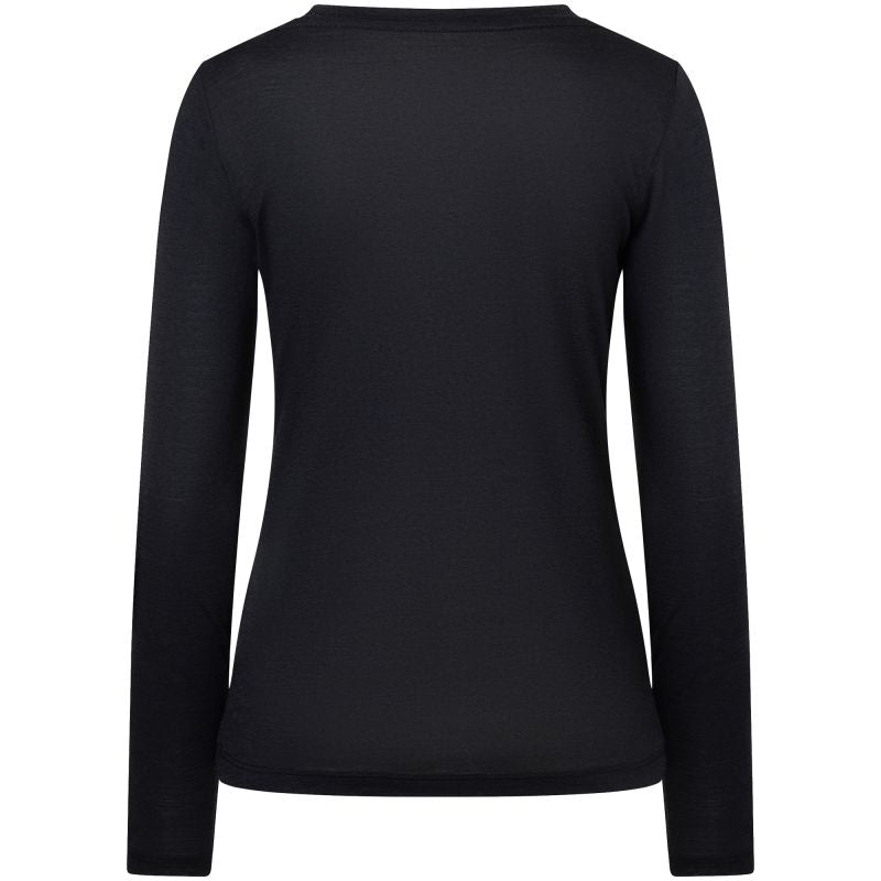 Women’s Long-Sleeve Shirt SUPER.NATURAL W Kryssede Ski LS Black
