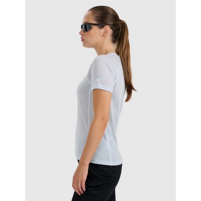 Women's Merino Wool Trekking T-shirt 4F 4FWAW25TFTSF1527-34S *Kategoria tymczasowa Your Sports Performance