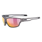 Uvex 5330872213 Unisex Sports Glasses Full Frame Gray Odzież militarna/Buty Your Sports Performance