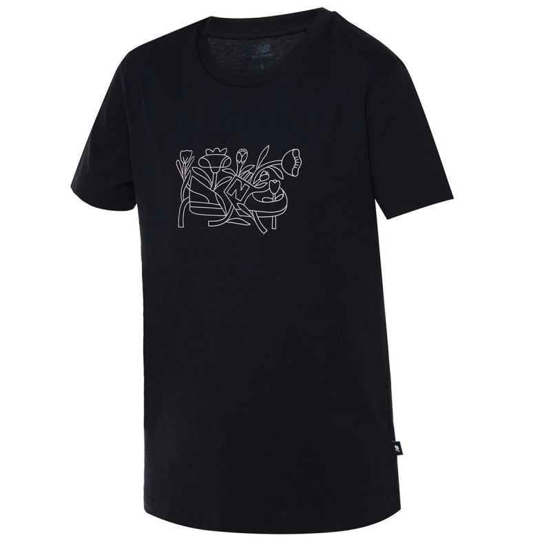 New Balance S/S Floral Tee BK W WT41912BK Clothing/Lifestyle/T-shirts/New Balance New Balance