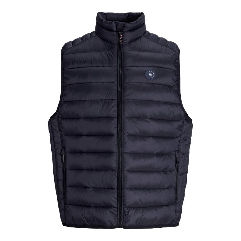 Jack&Jones men's vest JJEBRADLEY LIGHT BODYWARMER COLLAR NOO 12280973 BLACK In preparation Your Sports Performance