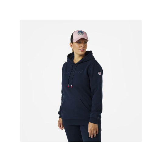 Rossignol W LOGO SWEAT HOOD FL navy blue Rossignol