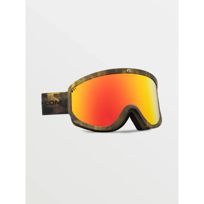 Volcom Footprints Women's/Men's Snowboard Ski Goggles Winter Red (VG0622303) Accessories/Skiing/Gogle/Volcom Your Sports Performance