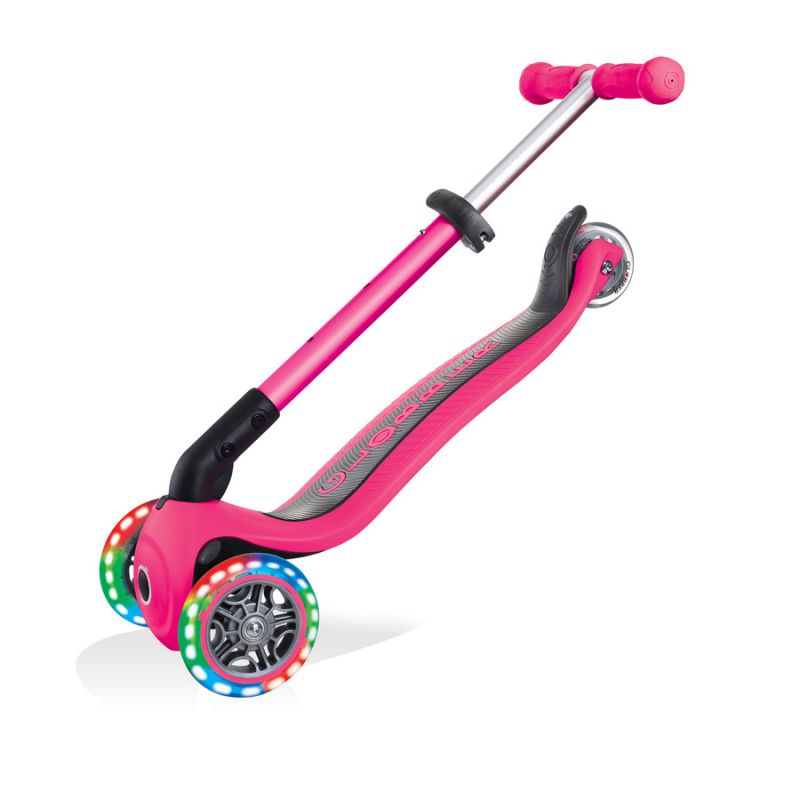 3-wheel scooter Globber Foldable Lights Fuchsia Jr 437-110 Accessories/Skating/Hulajnogi Your Sports Performance