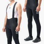 Rockbros 200021 Long Cycling Bib Shorts with Pad Size M - Black Rockbros