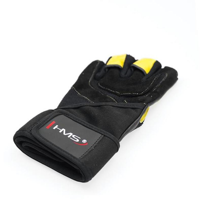 Black / Yellow HMS RST01 rL gym gloves Accessories/Gloves Your Sports Performance