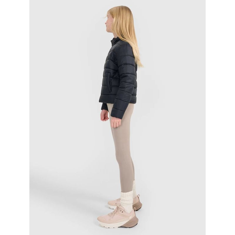 Girls' down jacket with synthetic filling 4F 4FJWSS25TDJAF515-20S *Kategoria tymczasowa Your Sports Performance