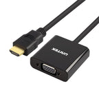UNITEK ADAPTER HDMI TO VGA + AUDIO Kable i adaptery/Adaptery, przejściówki Your Sports Performance