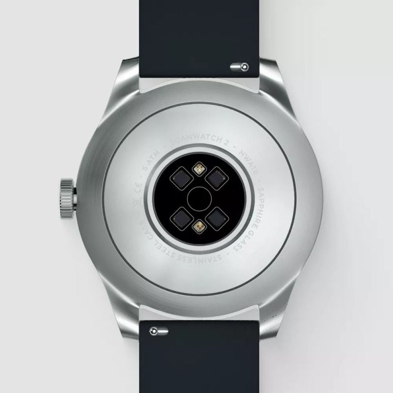 Withings ScanWatch 2 1.6 cm (0.63") OLED 42 mm Hybrid Stainless Steel (model HWA10 4-All-Int) Akcesoria sportowe i turystyczne/Zegarki sportowe Your Sports Performance