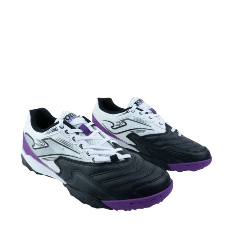 Joma Cancha 2601 Turf Football Boots Black and White CANS2601TF