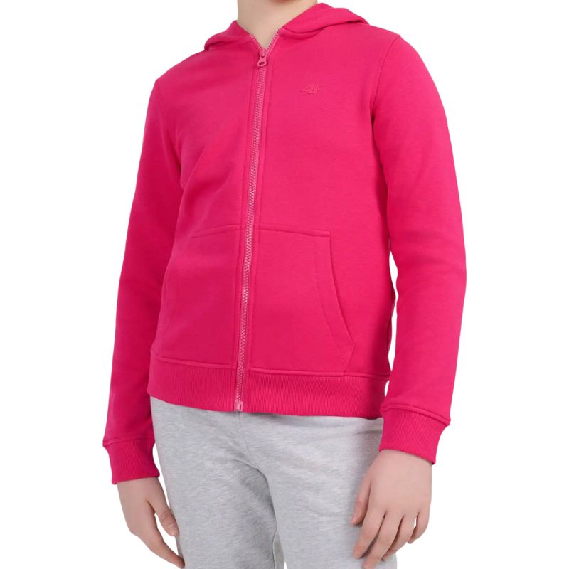 Girls' 4F F2765 Fuchsia Hoodie 4FJWAW26TSWSF2765 55S