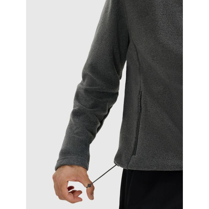 Men's Regular Fit Fleece Jacket with Stand-Up Collar 4F 4FRMM00TFLEM435-23M