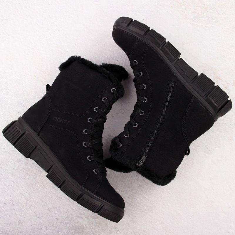 Rieker W X3402-00 RKR743 fur ankle boots Footwear/Lifestyle/Rieker Your Sports Performance