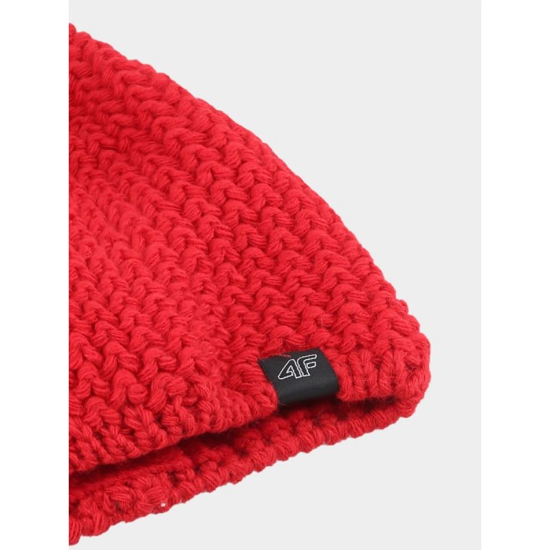 Men's winter hat with pompom 4F 4FWAW24ACAPM461-62S *Kategoria tymczasowa Your Sports Performance