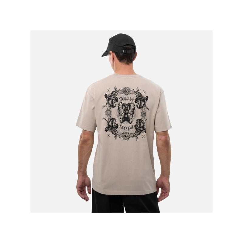 MILLET Cimaï Collab Ts Ss M beige men's t-shirt