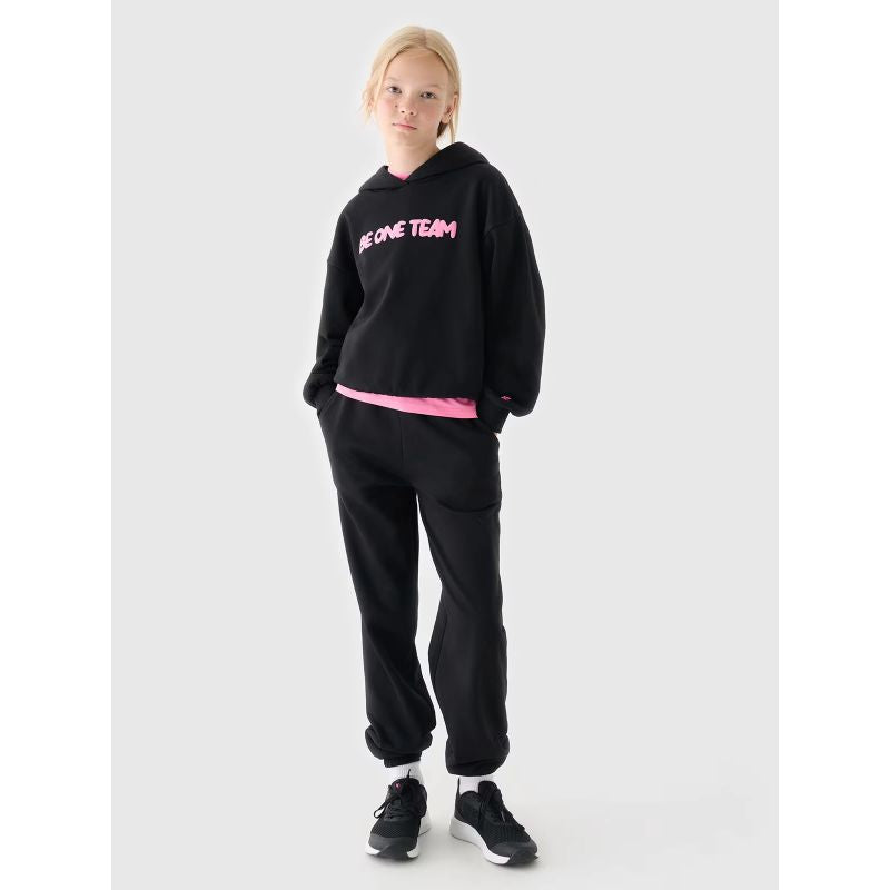 Girls' jogger sweatpants 4F Junior 4FJRAW24TTROF1154-20S *Kategoria tymczasowa Your Sports Performance