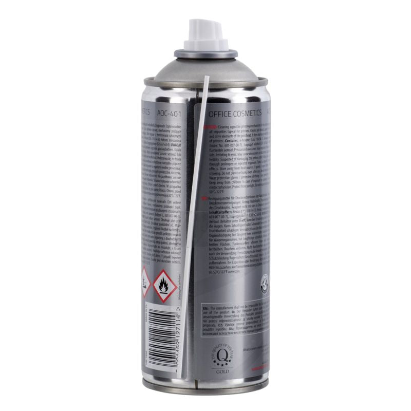 Activejet AOC-401 Printer and Device Cleaner (400 ml) Essential in every office and home with a printer. This special spray cleaner is designed for gentle and effective cleaning of printers and copiers. In preparation Your Sports Performance
