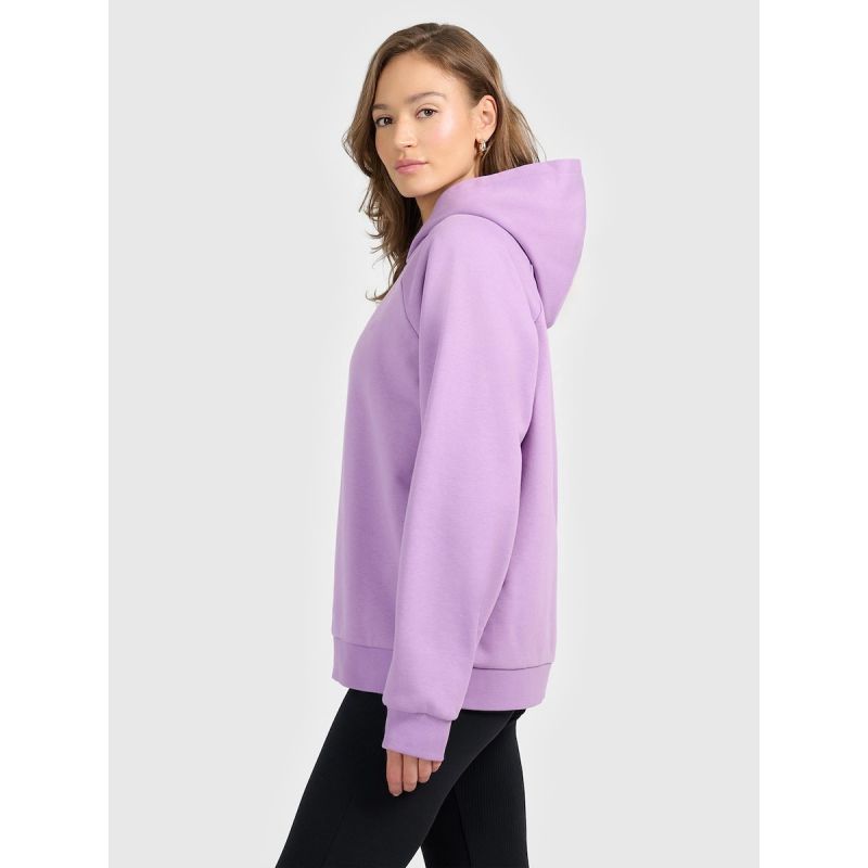 Women's sweatshirt with hood, open, 4F 4FRAW25TSWSF2775-52S 4f