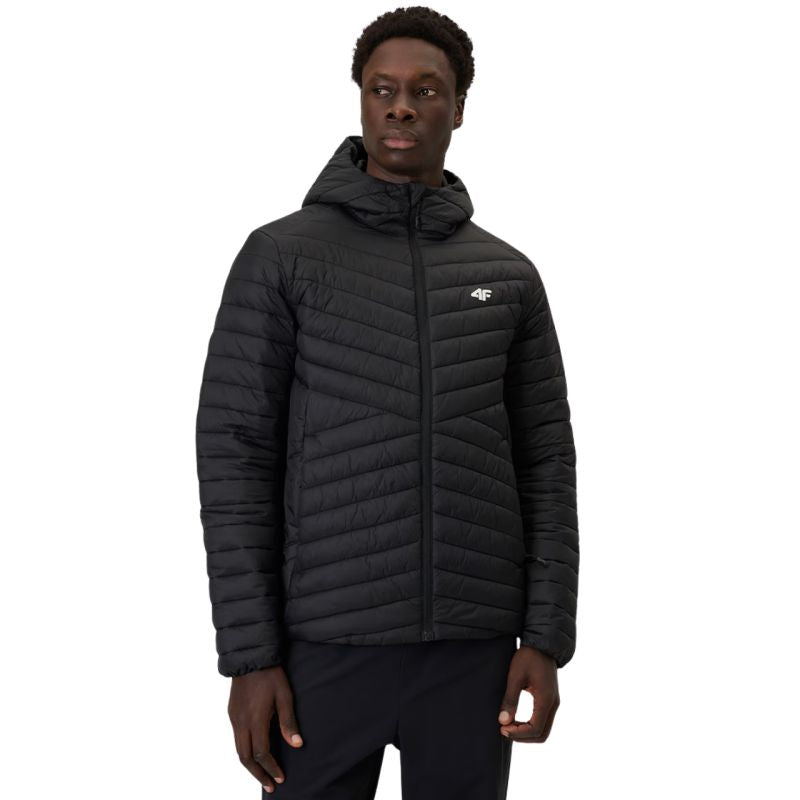 Men's jacket 4F M0852 deep black 4FWSS26TDJAM0852 20S