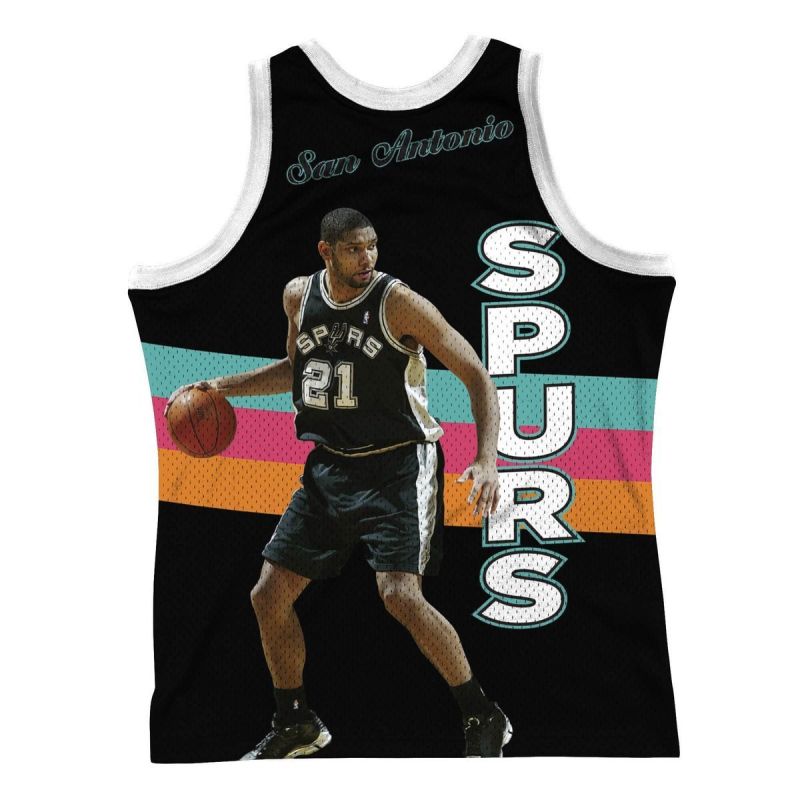 Mitchell & Ness NBA San Antonio Spurs Tim Duncan Tank Top Mitchell & Ness