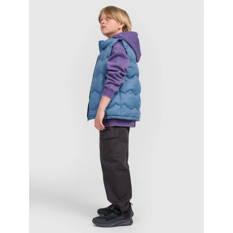 Boy's down vest with synthetic filling 4F 4FJRAW25TVJAM325-32S Clothing Your Sports Performance