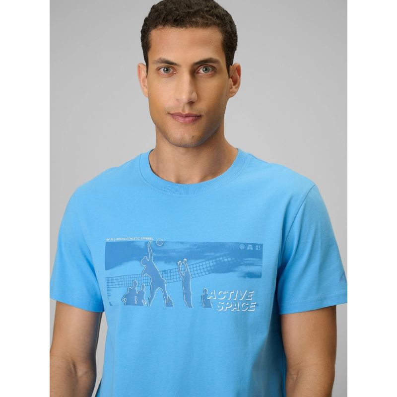 Men's reagular printed T-shirt 4F 4FWSS26TTSHM3035-33S 4f