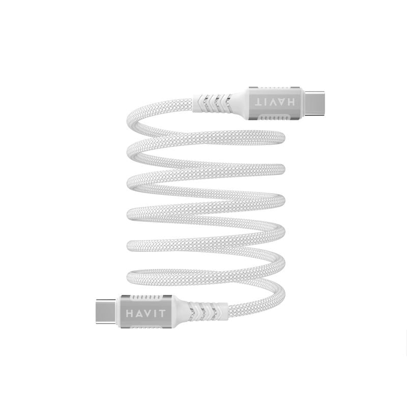 Havit Type C-Type C Magnetic Cable CB6297 (White) In preparation Your Sports Performance