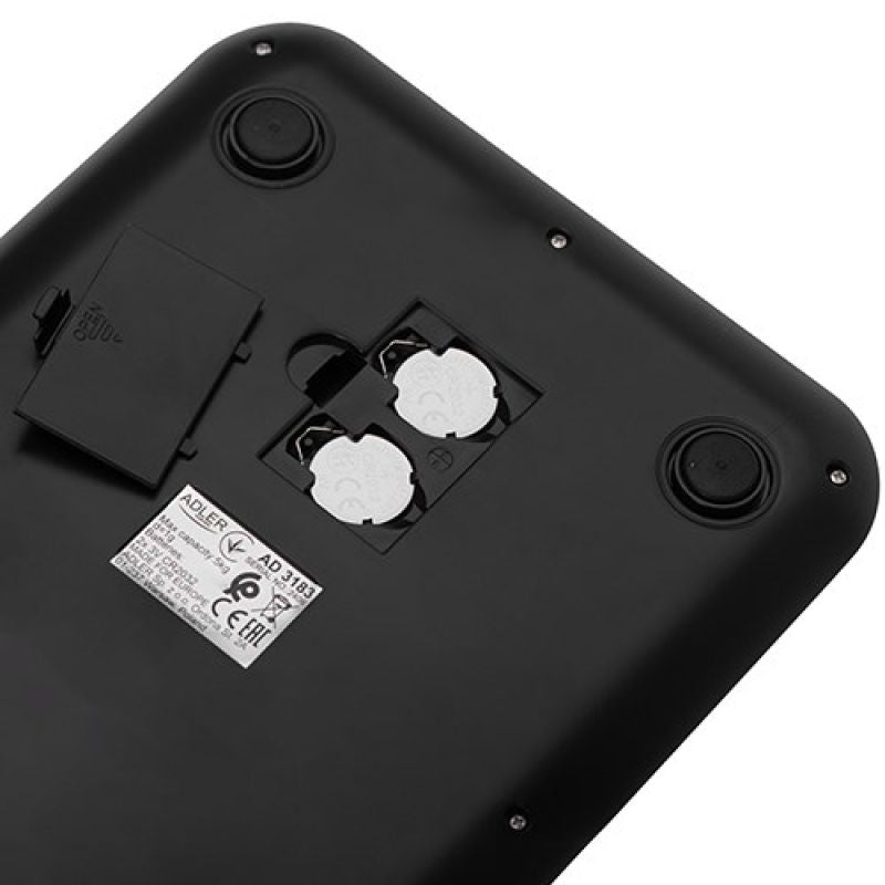 ADLER AD 3183b kitchen scale black AGD - Produkty/Wagi kuchenne Your Sports Performance