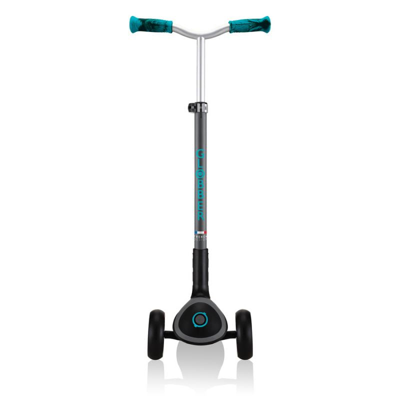 Globber Master Prime 3-wheel scooter / Black - Teal 664-105 Accessories/Skating/Hulajnogi Your Sports Performance