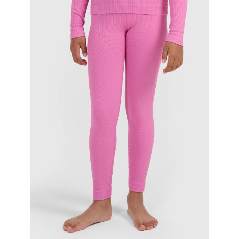 Girls' seamless thermal underwear set 4F 4FJRAW25USEAF264-55S *Kategoria tymczasowa Your Sports Performance